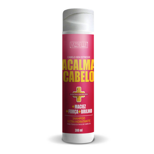 Kit Creme de Amora e Shampoo Acalma Cabelo Vizbelle