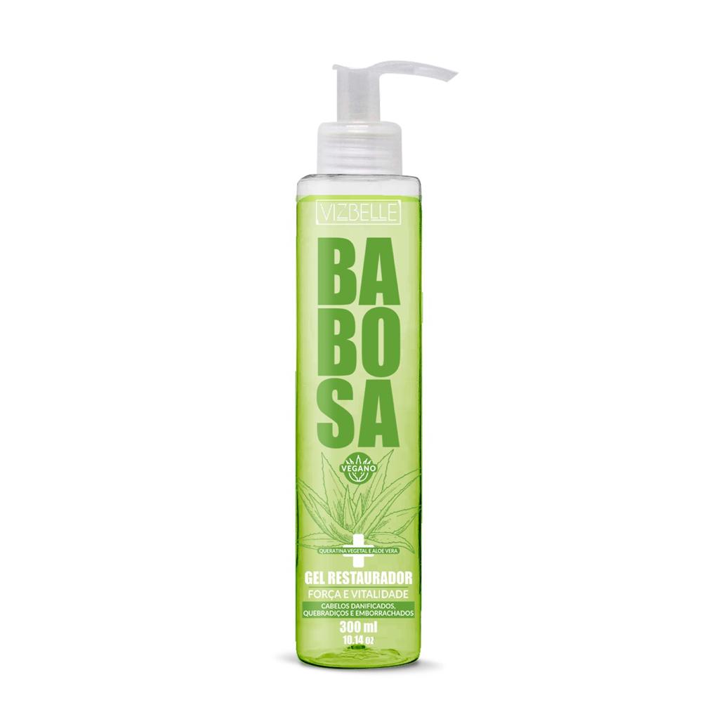 Gel Restaurador Vegano Babosa 300ml Vizbelle