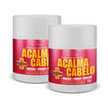 Kit 2 Máscaras Acalma Cabelo 450g Vizbelle