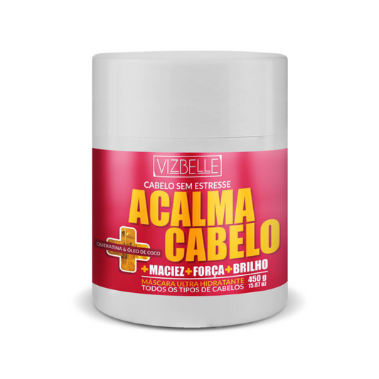 Máscara Acalma Cabelo 450g Vizbelle