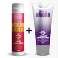 Kit Creme de Amora e Shampoo Acalma Cabelo Vizbelle