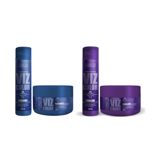 Kit Matizante Platinado e Perolado Vizbelle
