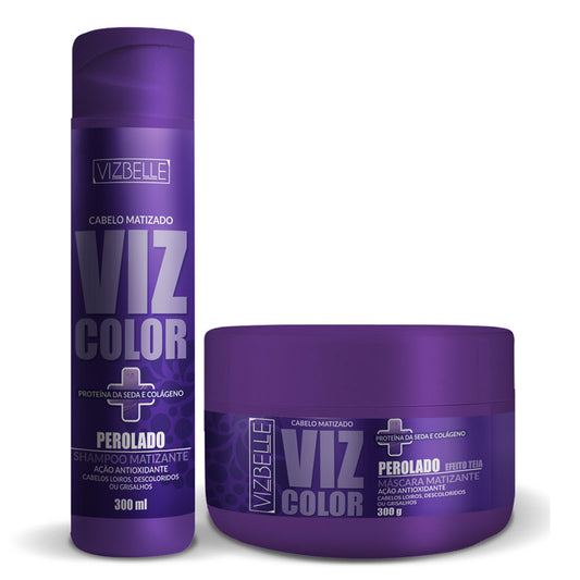 Kit Matizante Platinado e Perolado Vizbelle