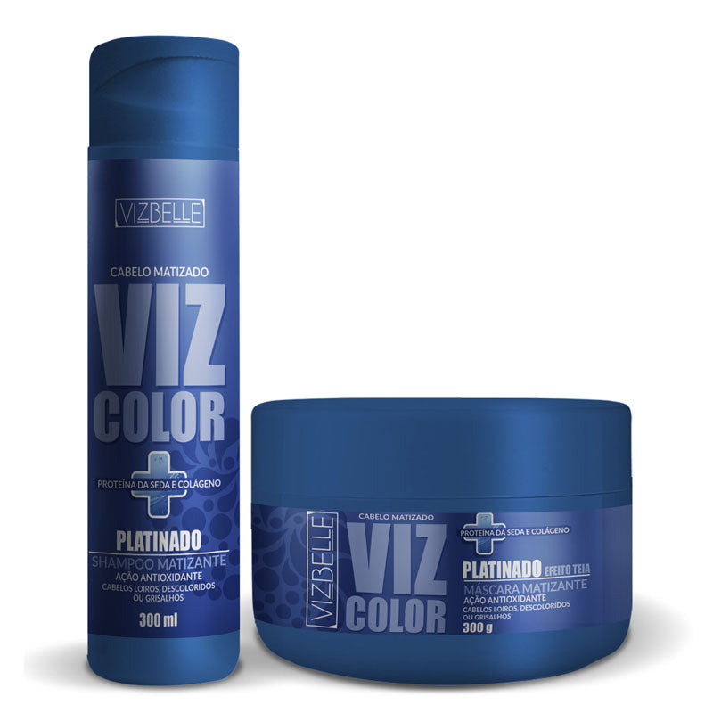 Kit Matizante Platinado e Perolado Vizbelle